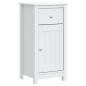 Preview: Badschrank BERG Wei? 40x34x80 cm Massivholz Kiefer