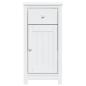 Preview: Badschrank BERG Wei? 40x34x80 cm Massivholz Kiefer