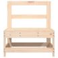 Preview: Garten-Mittelsofa Massivholz Kiefer