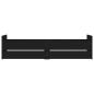 Preview: Bettgestell mit Schubladen Schwarz 90x190 cm