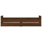 Preview: Bett mit Schubladen Braun Eiche-Optik 75x190 cm