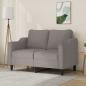 Preview: ARDEBO.de - 2-Sitzer-Sofa Taupe 120 cm Stoff