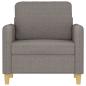 Preview: Sessel Taupe 60 cm Stoff