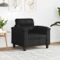 Preview: ARDEBO.de - Sessel Schwarz 60 cm Mikrofasergewebe