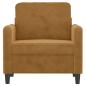 Preview: Sessel Braun 60 cm Samt