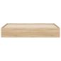 Preview: Bettgestell mit Schubladen Sonoma-Eiche 160x200cm Holzwerkstoff