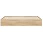 Preview: Bettgestell mit Schubladen Sonoma-Eiche 180x200cm Holzwerkstoff