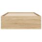 Preview: Bettgestell mit Schubladen Sonoma-Eiche 90x190 cm Holzwerkstoff