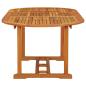 Preview: Gartentisch 200x100x75 cm Massivholz Eukalyptus