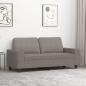 Preview: ARDEBO.de - 2-Sitzer-Sofa Taupe 140 cm Stoff