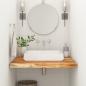 Preview: ARDEBO.de - Waschtischplatte 80x60x2,5 cm Rechteckig Massivholz Akazie