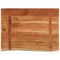 Preview: Waschtischplatte 80x60x2,5 cm Rechteckig Massivholz Akazie