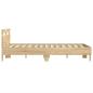 Preview: Bettgestell mit Kopfteil Sonoma-Eiche 135x190 cm Holzwerkstoff