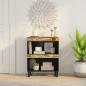 Preview: ARDEBO.de - Beistelltisch 60x33x75 cm Altholz Massiv