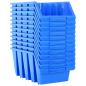 Preview: Stapelboxen 14 Stk. Blau Kunststoff