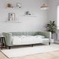 Preview: ARDEBO.de - Tagesbett Hellgrau 100x190 cm Samt
