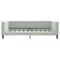 Preview: Tagesbett Hellgrau 100x190 cm Samt