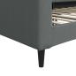 Preview: Tagesbett Dunkelgrau 100x190 cm Stoff