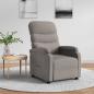 Preview: ARDEBO.de - Relaxsessel Taupe Stoff