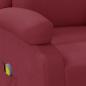 Preview: Massagesessel Weinrot Kunstleder