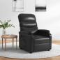 Preview: ARDEBO.de - Relaxsessel Schwarz Kunstleder