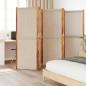 Preview: ARDEBO.de - 5-tlg. Paravent Taupe 350x180 cm
