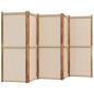 Preview: 5-tlg. Paravent Taupe 350x180 cm