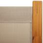Preview: 5-tlg. Paravent Taupe 350x180 cm