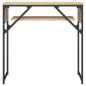 Preview: Konsolentisch mit Ablage Sonoma-Eiche 75x30x75cm Holzwerkstoff