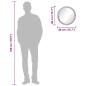 Preview: Wandspiegel 40 cm Hartglas