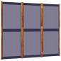 Preview: 3-tlg. Paravent Dunkelblau 210x180 cm
