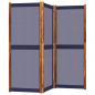 Preview: 3-tlg. Paravent Dunkelblau 210x180 cm