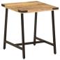 Preview: ARDEBO.de - Beistelltisch 45x45x50 cm Massivholz Mango und Eisen