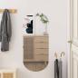 Preview: ARDEBO.de - Wandspiegel 35x80 cm Glas Oval
