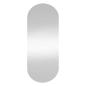 Preview: Wandspiegel 35x80 cm Glas Oval