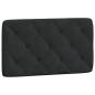 Preview: Bettgestell ohne Matratze Schwarz 90x190 cm Samt
