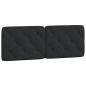 Preview: Bettgestell ohne Matratze Schwarz 140x200 cm Samt