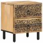 Preview: Nachttisch 40x33x46 cm Massivholz Mango
