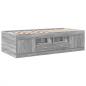 Preview: Tagesbett mit Schubladen ohne Matratze Grau Sonoma 90x200 cm