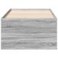 Preview: Tagesbett mit Schubladen ohne Matratze Grau Sonoma 90x200 cm
