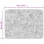 Preview: Teppich Waschbar Grau 400x300 cm