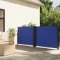 Preview: ARDEBO.de - Seitenmarkise Ausziehbar Blau 100x600 cm