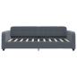 Preview: Tagesbett Dunkelgrau 90x190 cm Samt