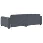 Preview: Tagesbett Dunkelgrau 90x190 cm Samt