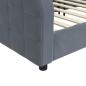 Preview: Tagesbett Dunkelgrau 90x190 cm Samt
