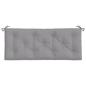 Preview: Gartenbank-Auflagen 2 Stk. Grau 120x50x7 cm Oxford-Gewebe