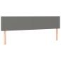 Preview: Bettgestell ohne Matratze Dunkelgrau 120x190 cm Stoff