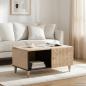 Preview: ARDEBO.de - Couchtisch 80x50x40 cm Massivholz Mango