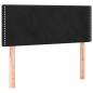 Preview: Boxspringbett mit Matratze Schwarz 120x190 cm Samt