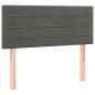 Preview: Boxspringbett mit Matratze Dunkelgrau 120x190 cm Samt